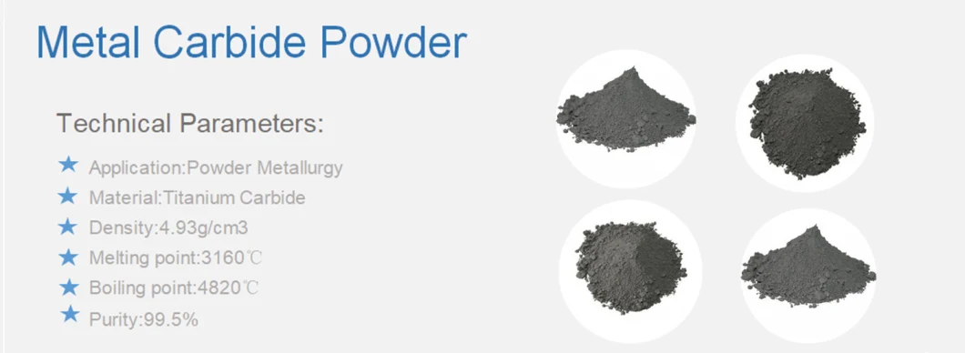 Tic Powder High Purity Quality Factory Spherical Titanium Carbide Powder